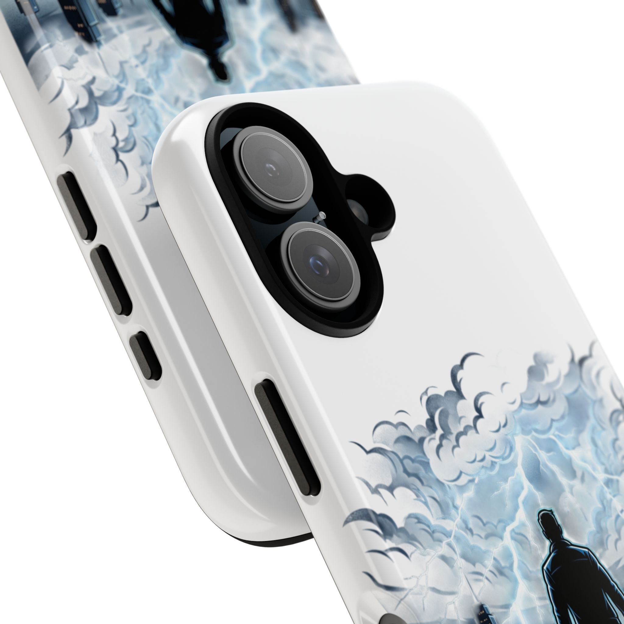 Stand Tall iPhone Case – Motivational Storm Design, Tough Protective Phone Case