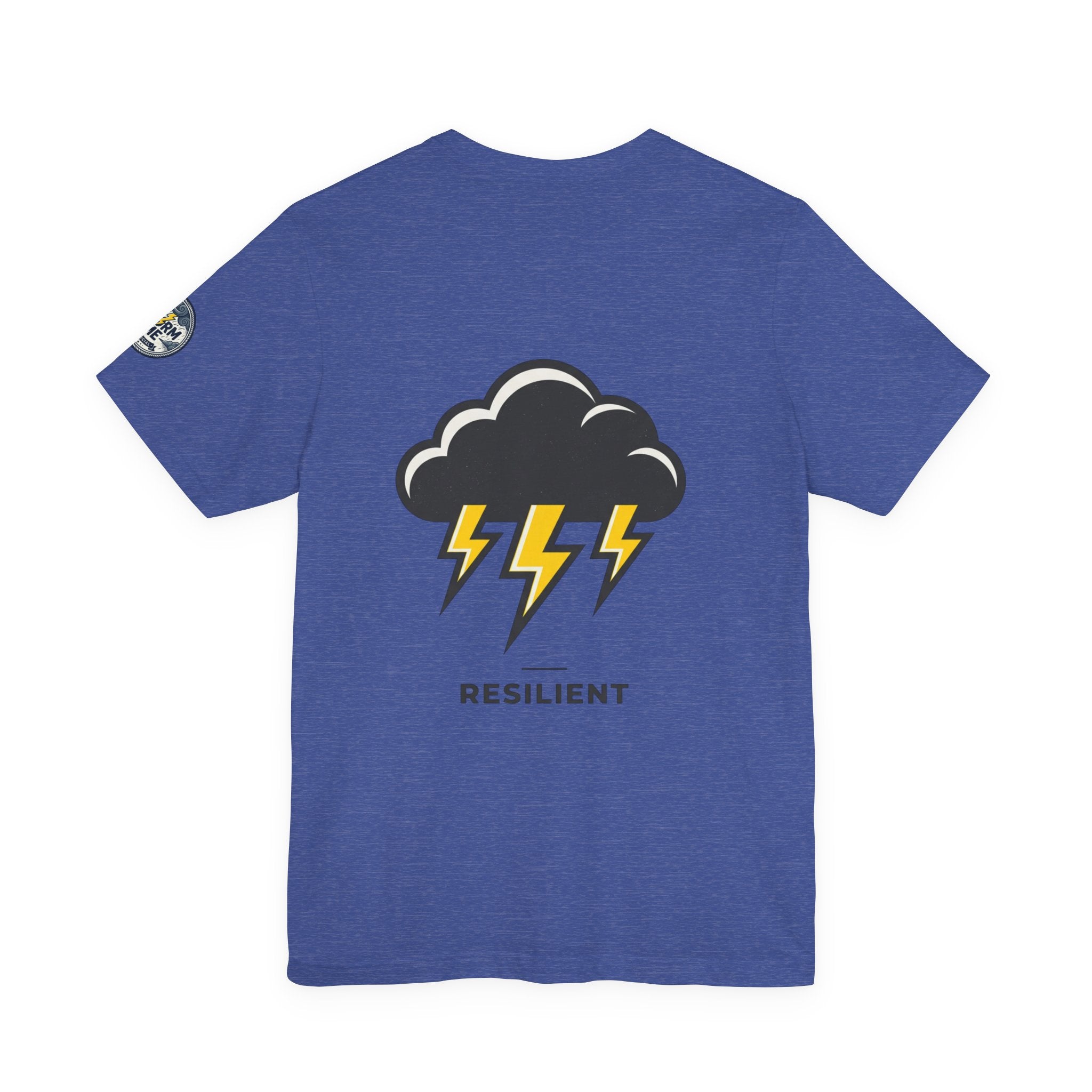 Resilient Storm Graphic Tee — "The Storm Made Me" Motivational T-Shirt