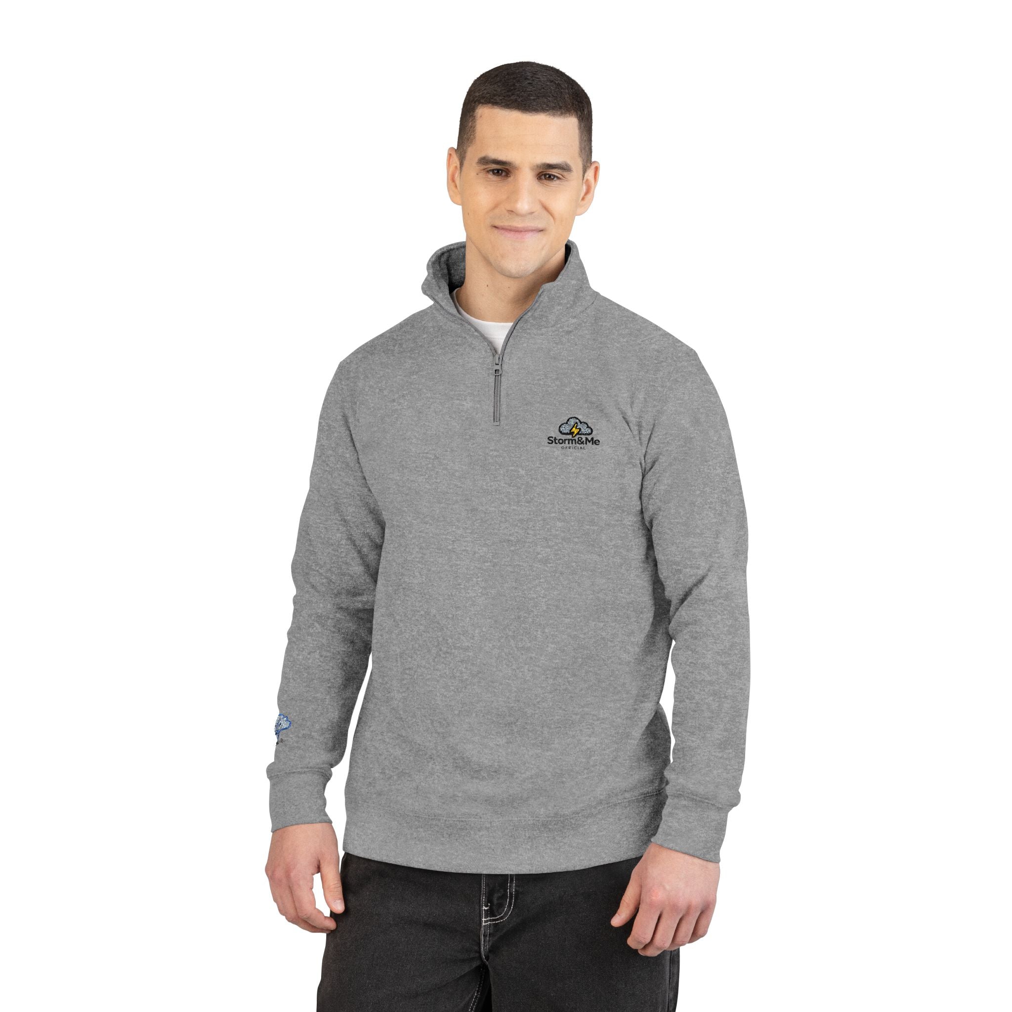 Embroidered Half-Zip Pullover — ‘Some Things Aren’t Worth It… But You Are’