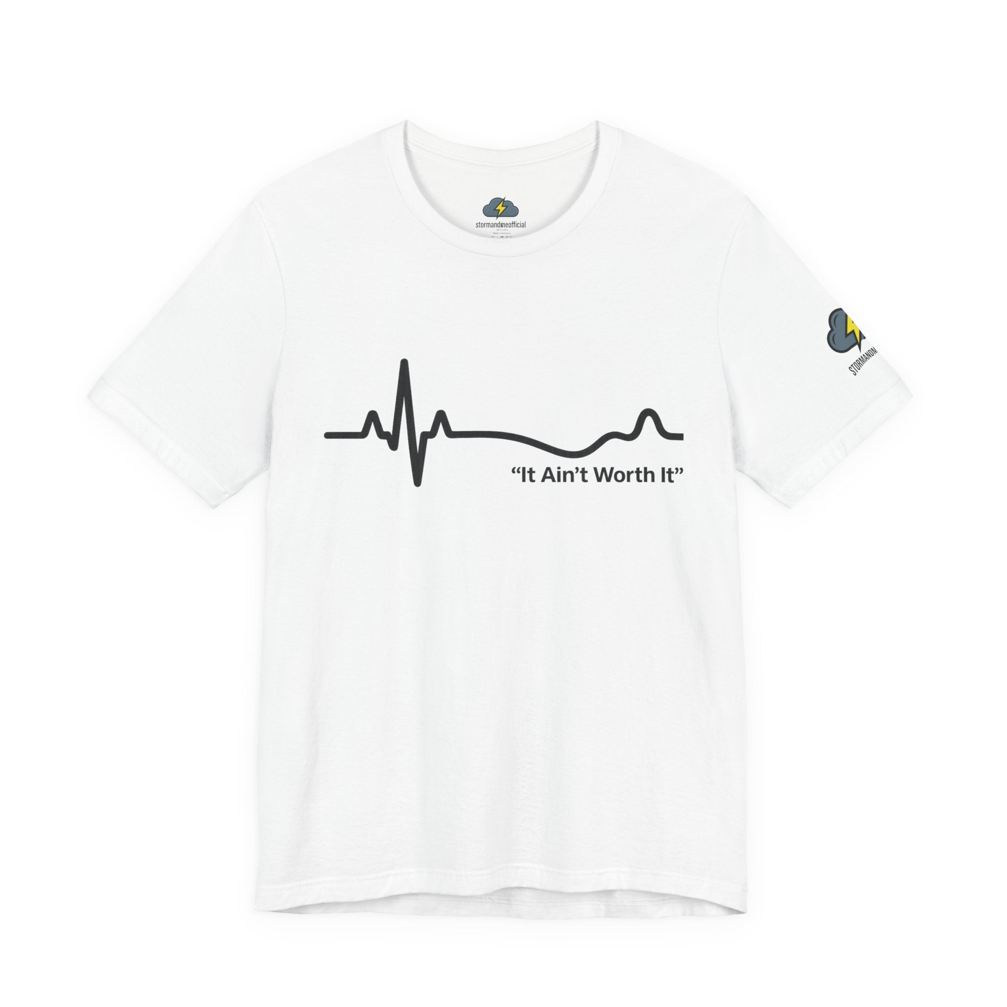 T‑Shirt — “It Ain’t Worth It” Suicide Prevention Heartbeat Tee