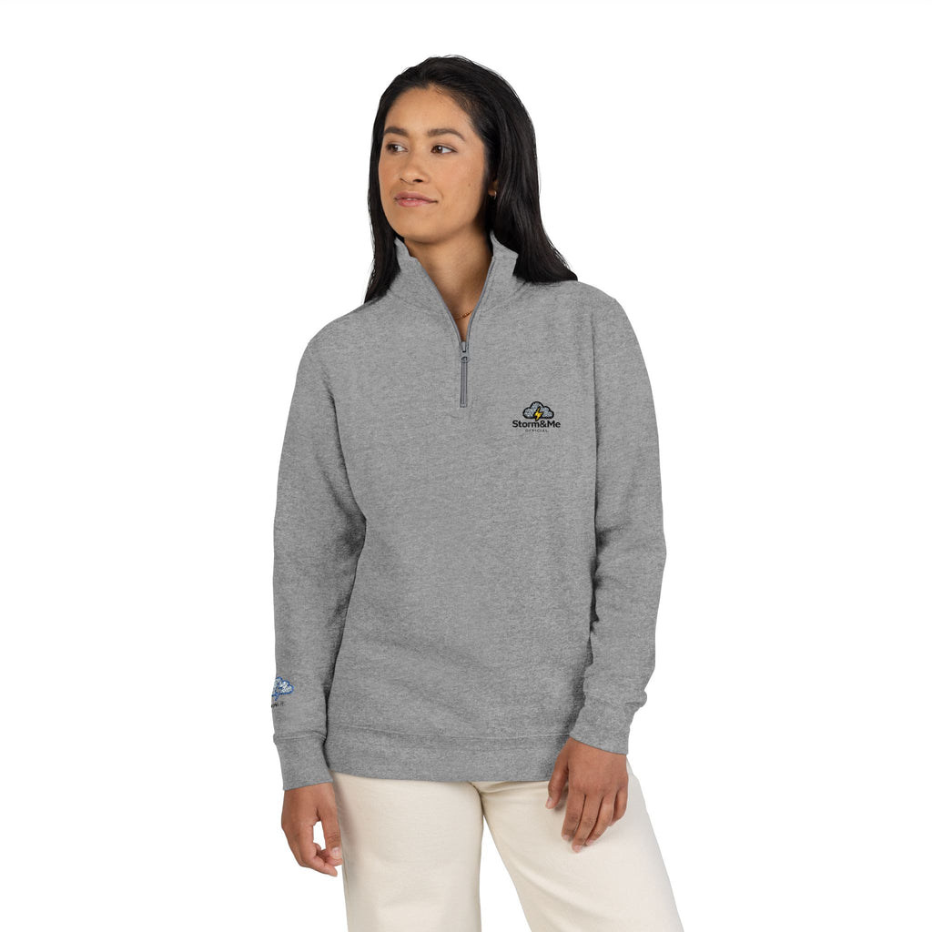 Embroidered Half-Zip Pullover — ‘Some Things Aren’t Worth It… But You Are’